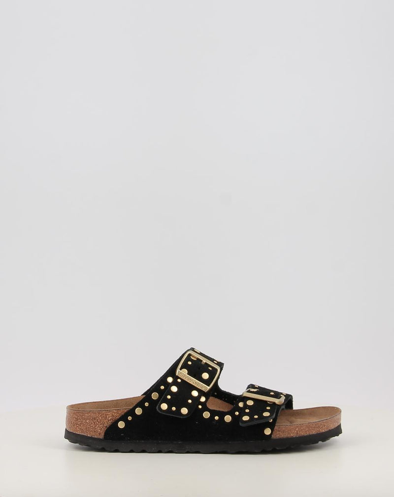 Sandalen BIRKENSTOCK ARIZONA RIVET LEVE schwarz