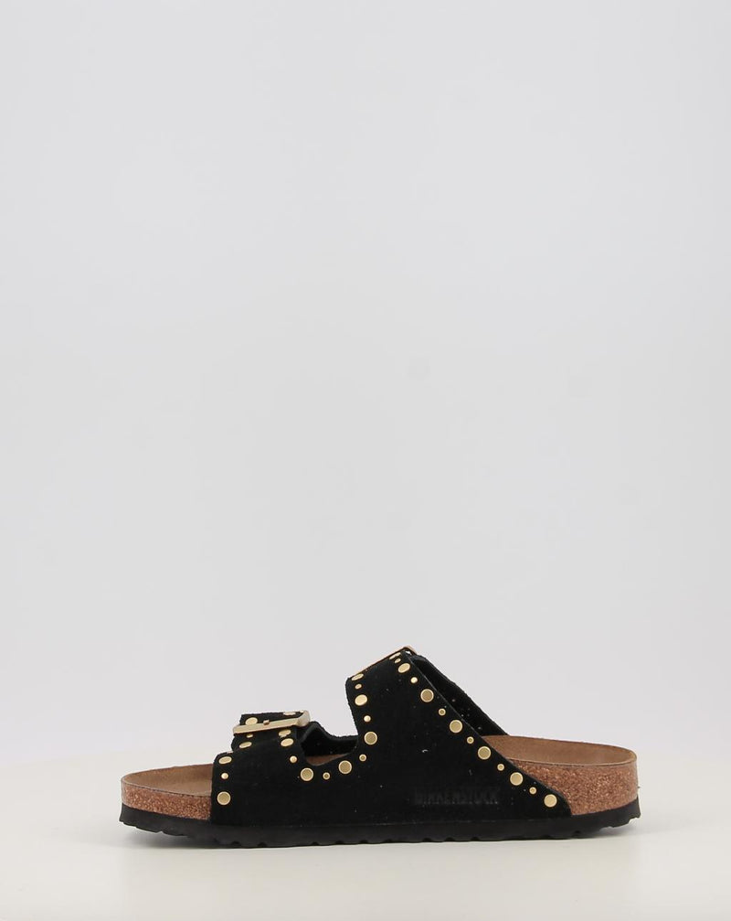 Sandalen BIRKENSTOCK ARIZONA RIVET LEVE schwarz