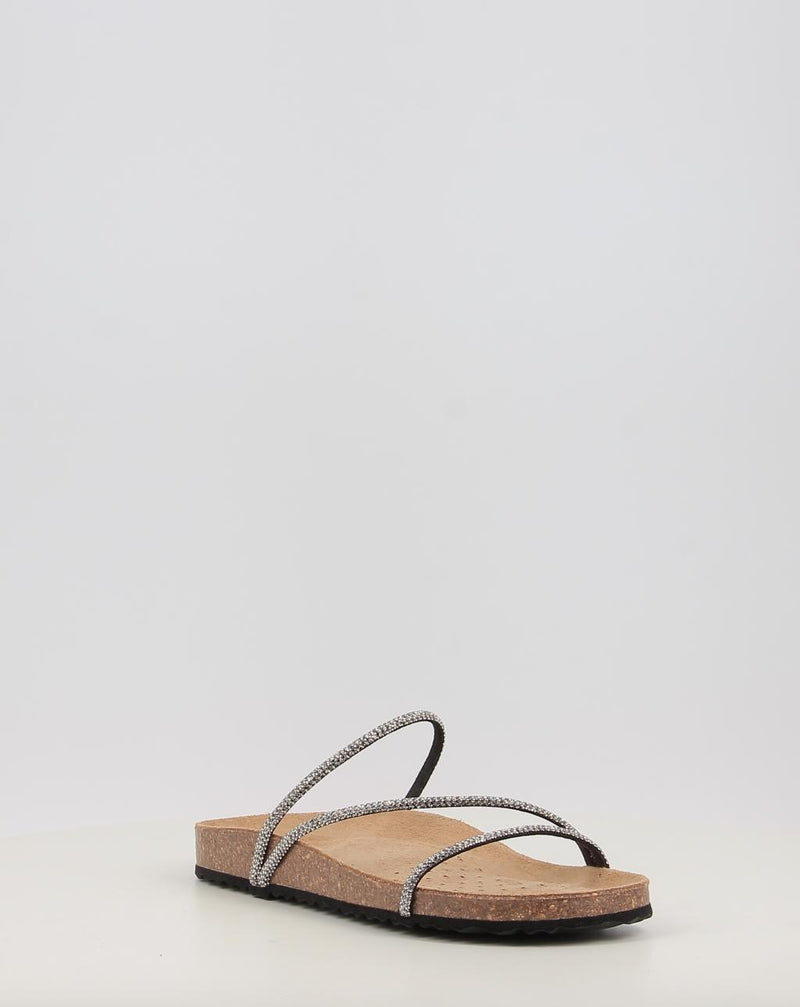 Sandalen GEOX D BRIONIA D55Y3C silber