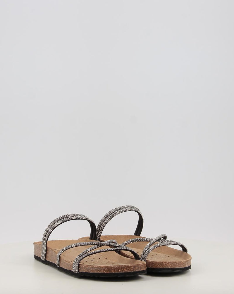 Sandalen GEOX D BRIONIA D65Y3I silber