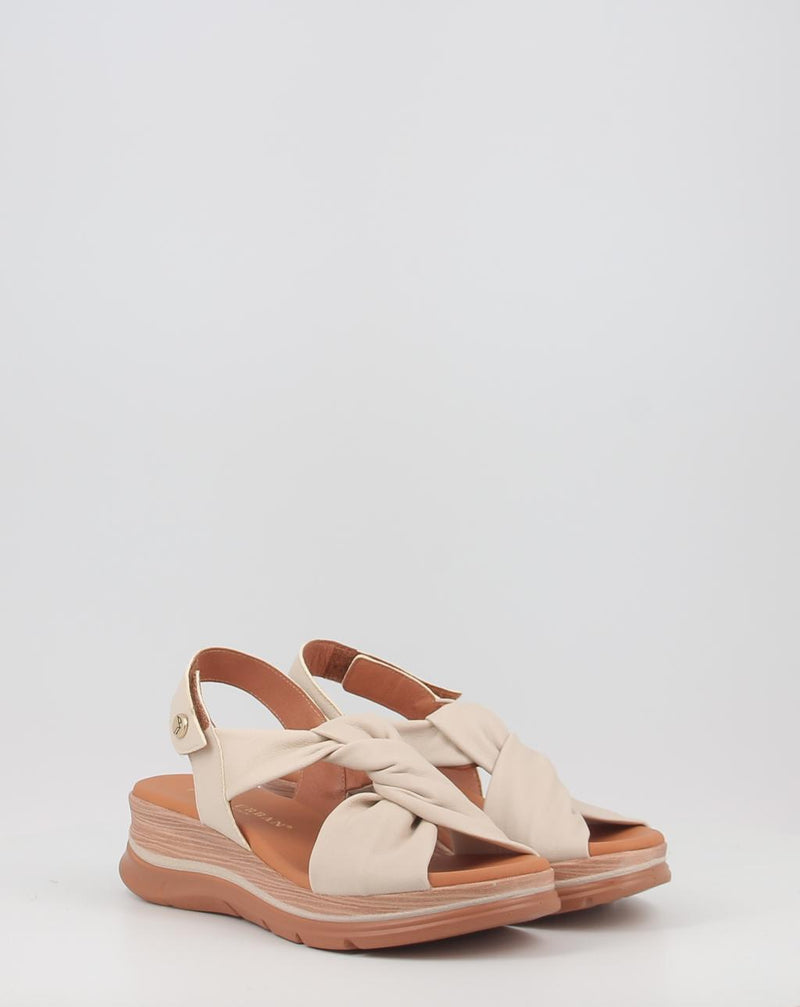 Sandalias PAULA URBAN 24-335 crema