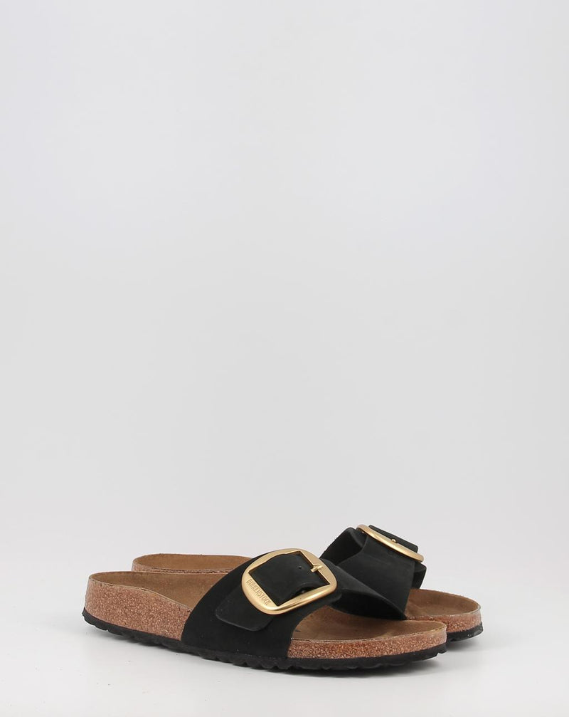 Sandalias BIRKENSTOCK MADRID BIG BUCKLE LENB negro