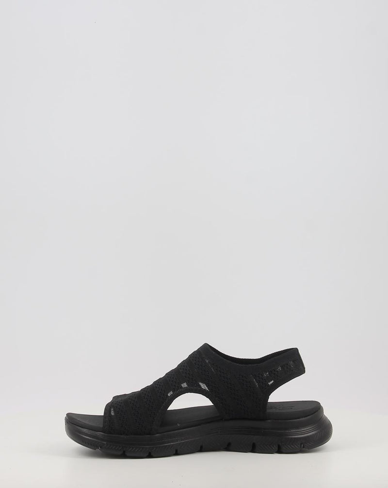 Sandalen SKECHERS FLEX APPEAL 4.0 - BOLDEST 119479 schwarz
