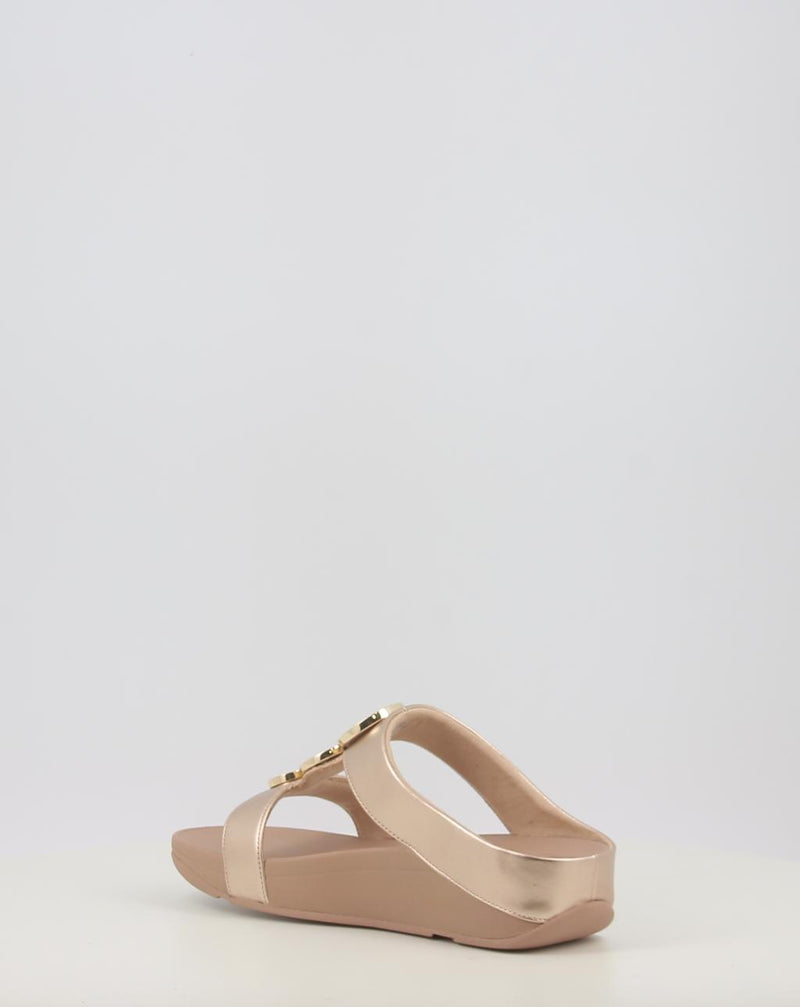 Sandalen FITFLOP HALO BEAD-CIRCLE METALLIC TOE-POST SANDALS metallic