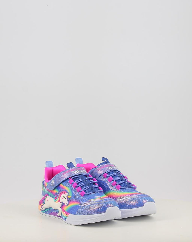 Sneakers SKECHERS S-LIGHTS UNICORN CHASER 302298N-L blau