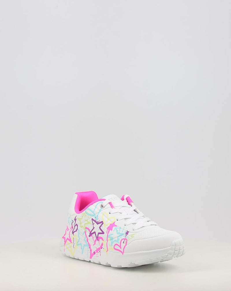 Sneakers SKECHERS UNO LITE- EASY ZIP 310391L weiß