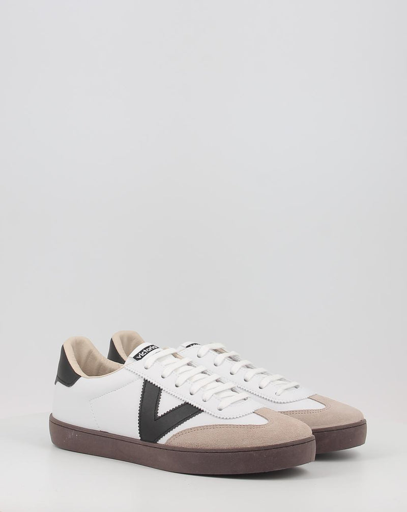 Sneaker VICTORIA BERLIN CICLISTA EFECTO PIEL & SERRAJE weiß