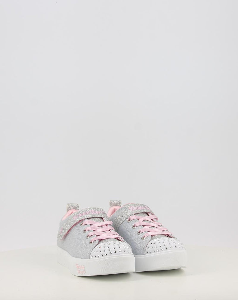 Sneakers SKECHERS TWINKLE TOES: HEART STEPS - SHIMMER 314620L silber