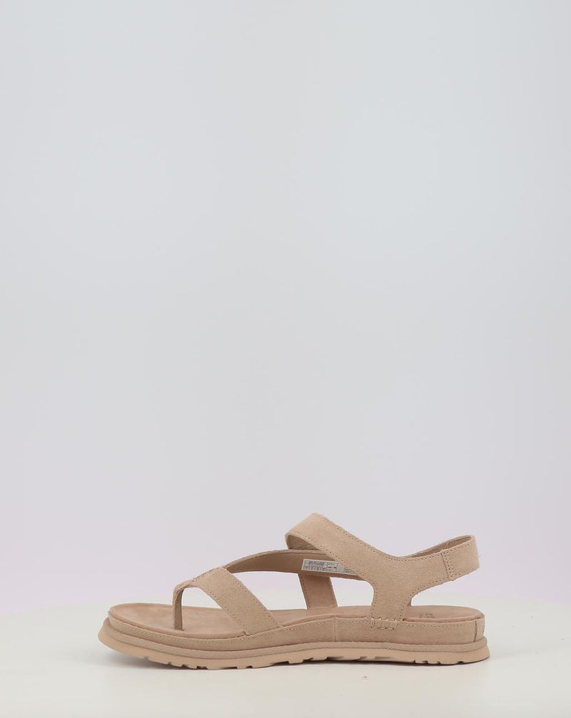 Sandalen UGG GOLDENGAZE TOE POST beige