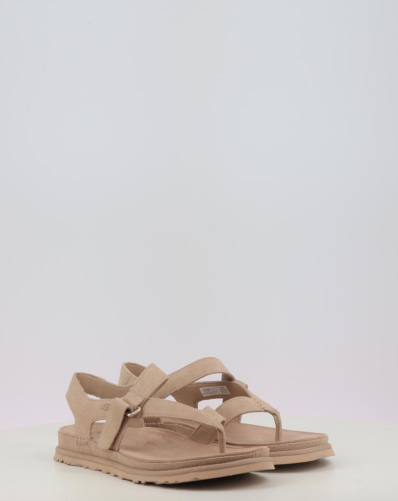 Sandalen UGG GOLDENGAZE TOE POST beige
