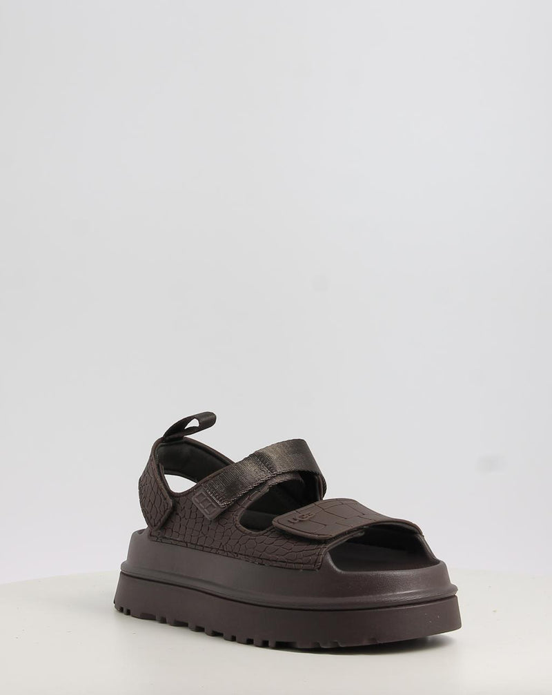 Sandalen UGG GOLDENGLOW EMBOSSED braun