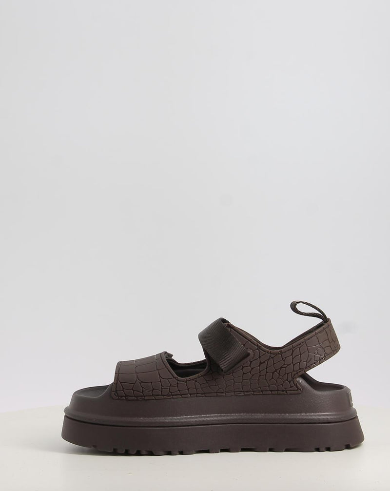 Sandalen UGG GOLDENGLOW EMBOSSED braun