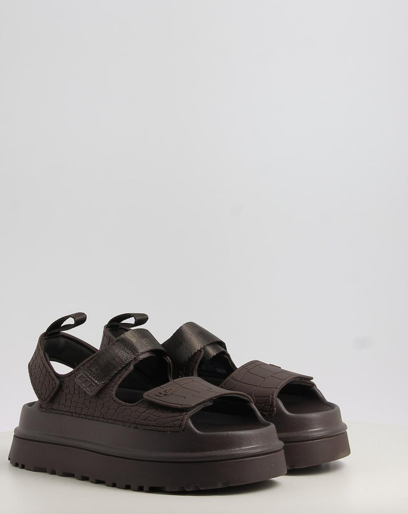Sandalen UGG GOLDENGLOW EMBOSSED braun