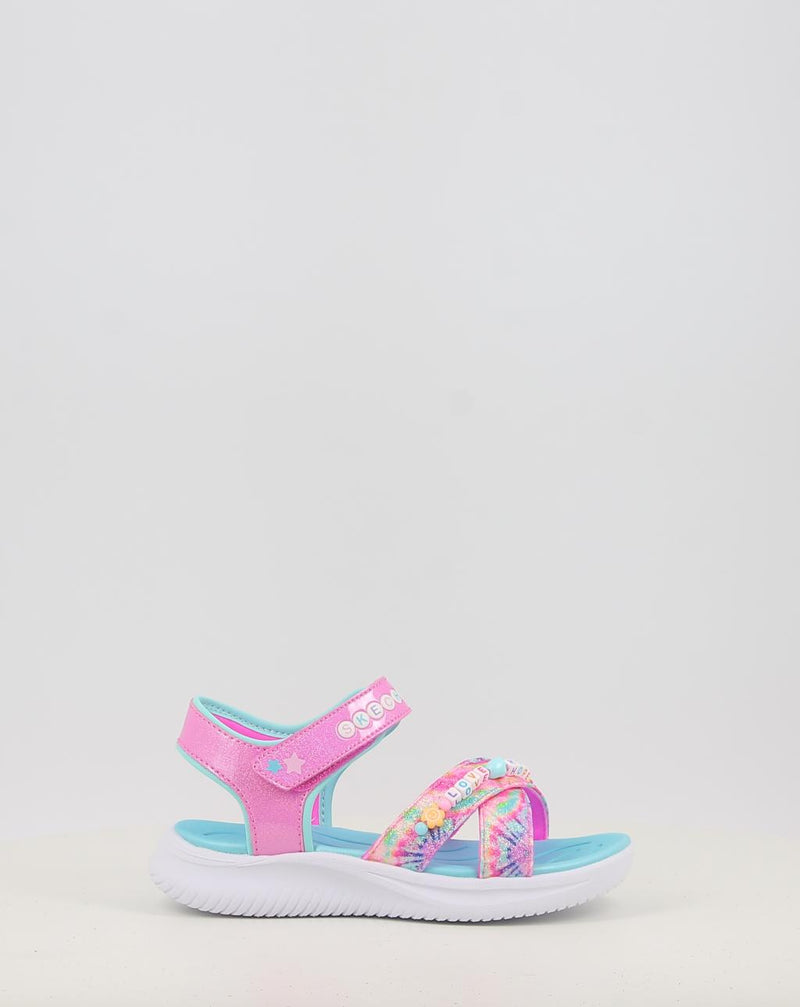Sandalen SKECHERS JUMPSTERS SANDAL - TIE DYE BFFS 303045L rosa