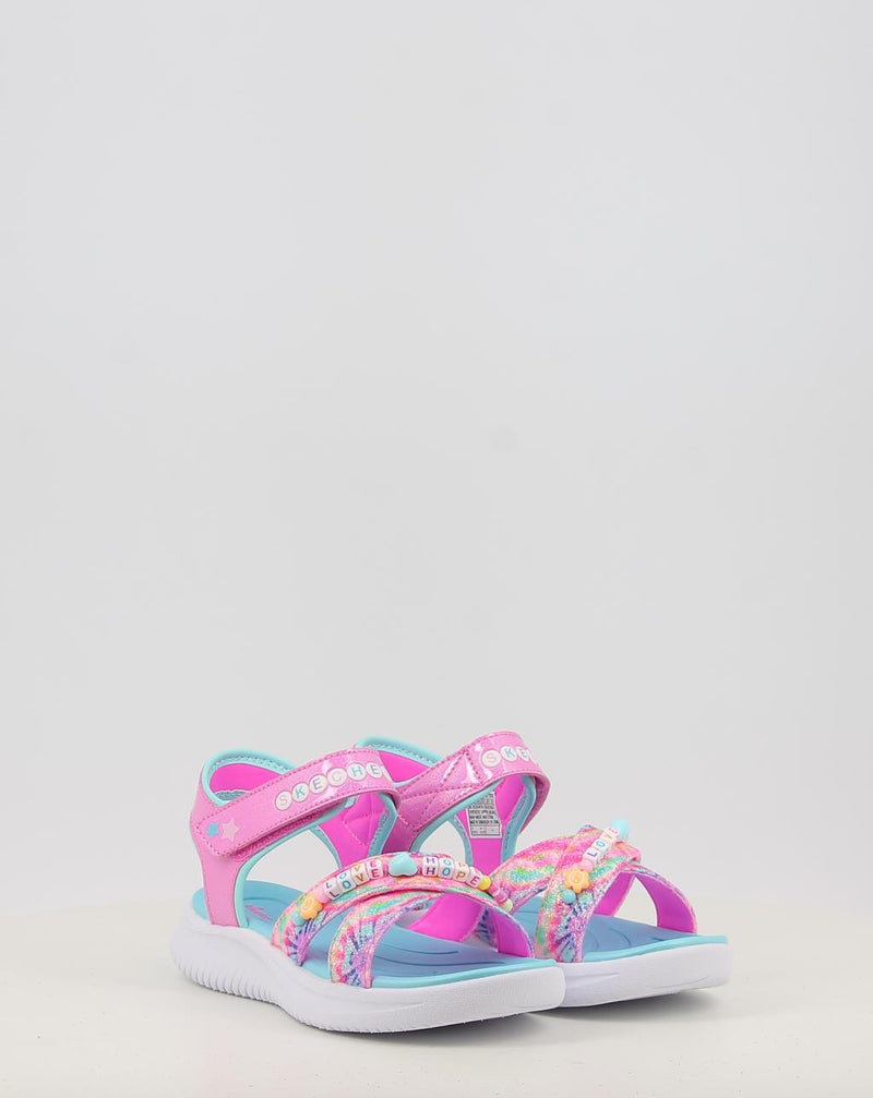 Sandalen SKECHERS JUMPSTERS SANDAL - TIE DYE BFFS 303045L rosa