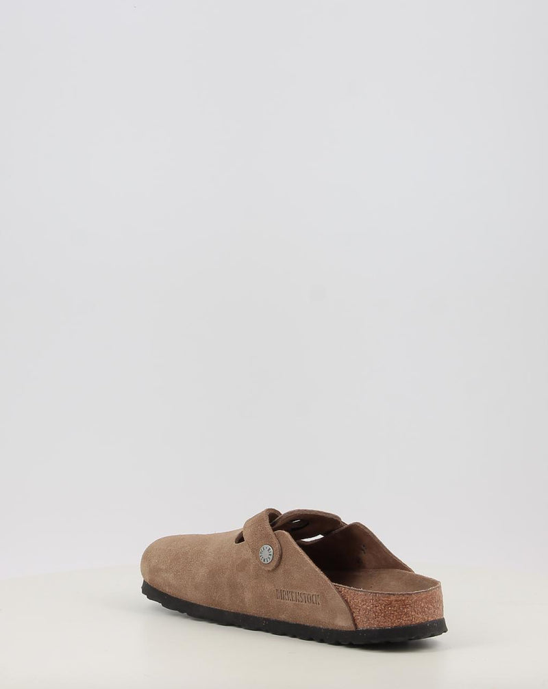 Clogs BIRKENSTOCK BOSTON SFB LEVE DARK TEA TONAL FB Leder